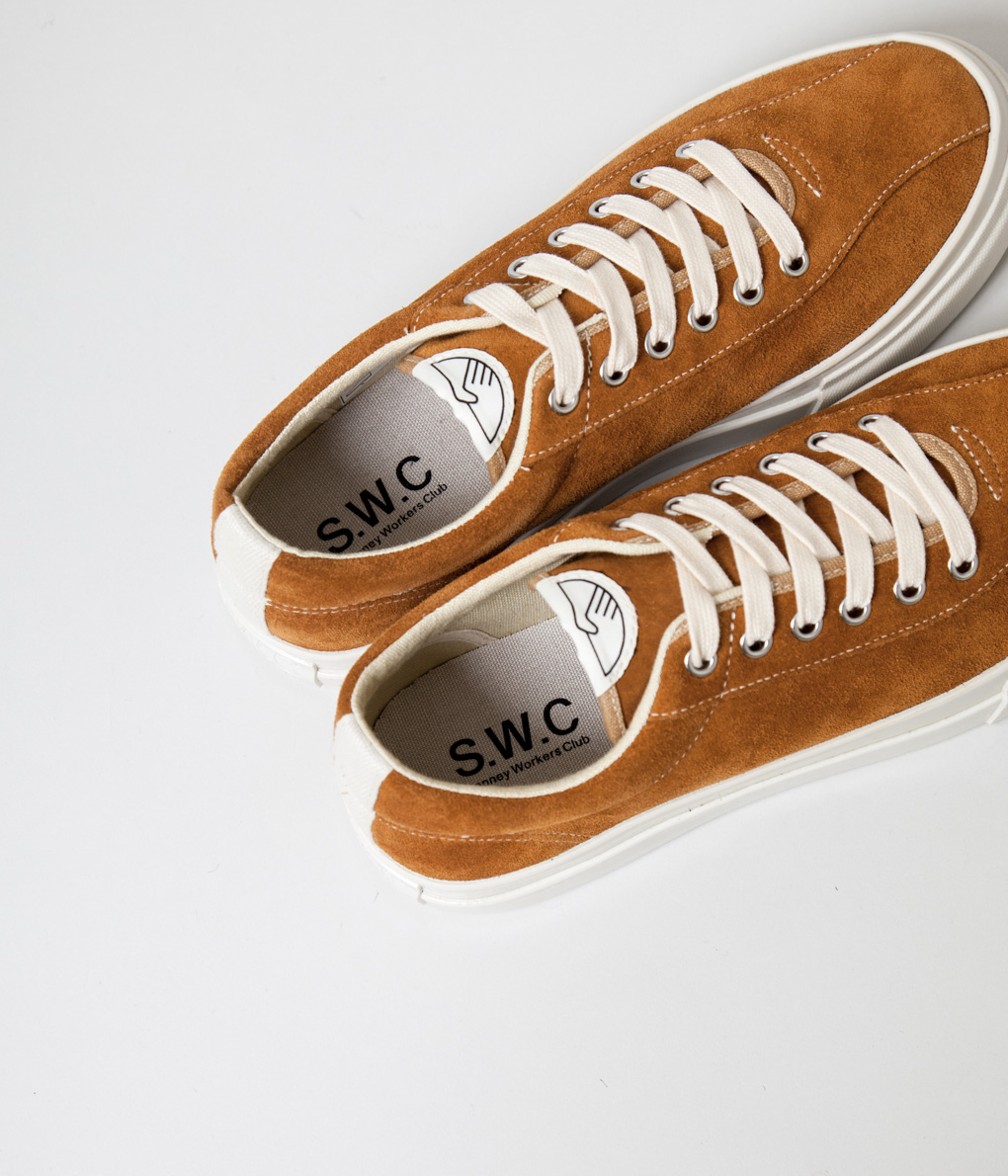 New Arrival “S.W.C (Stepney Workers Club) /DELLOW SUEDE SNEAKERS” |  well-made by MAIDENS SHOP