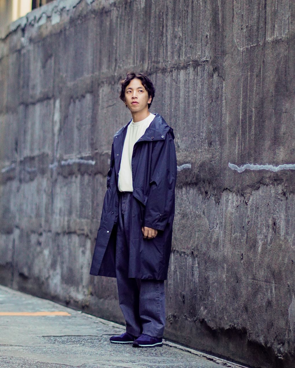 【DESCENTE PAUSE 】HOODED OVER COAT