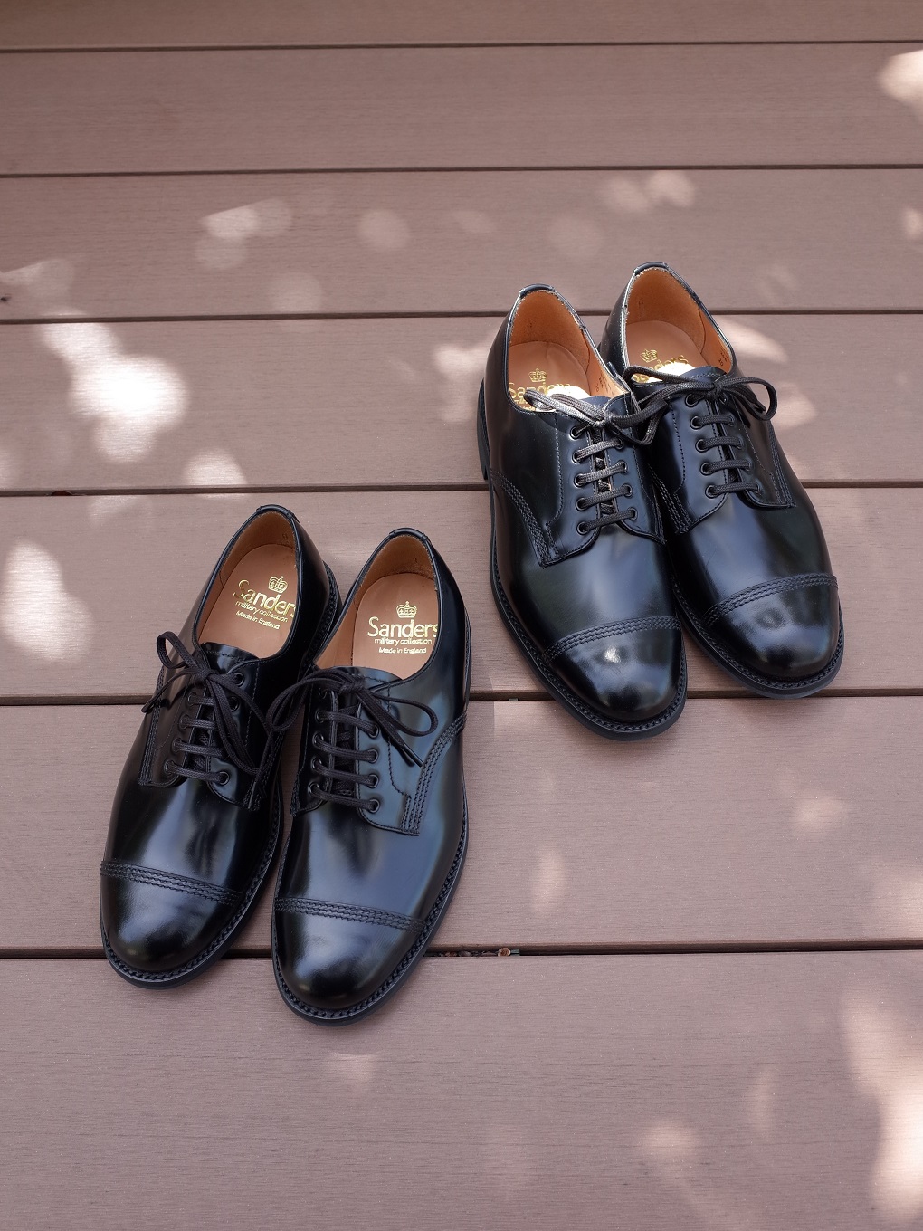 Sanders MILITARY OFFICER SHOE 4ハーフ-