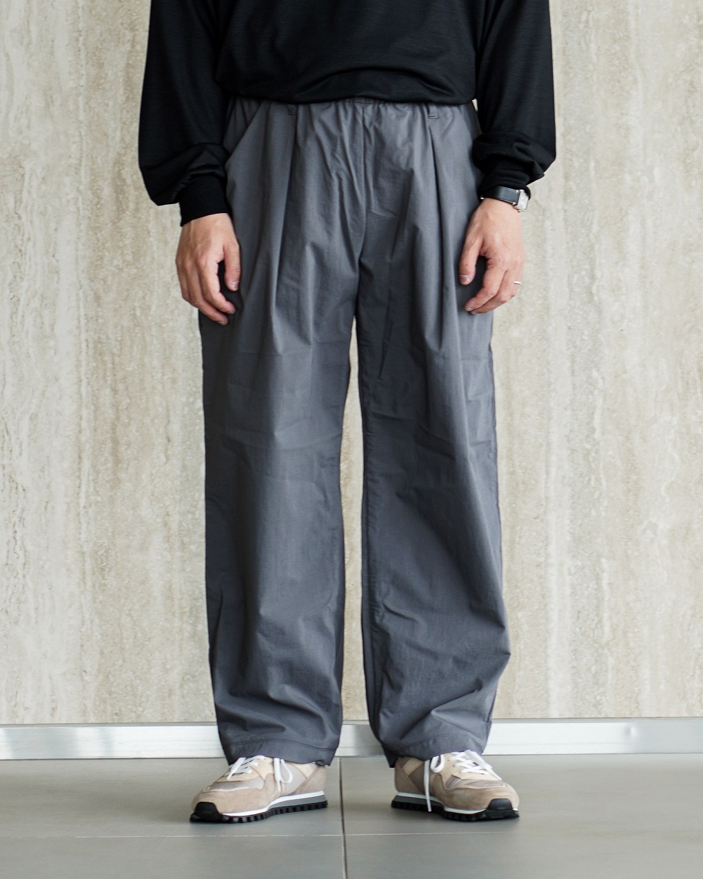 teatora テアトラ Wallet Pants RESORT DR グレー-